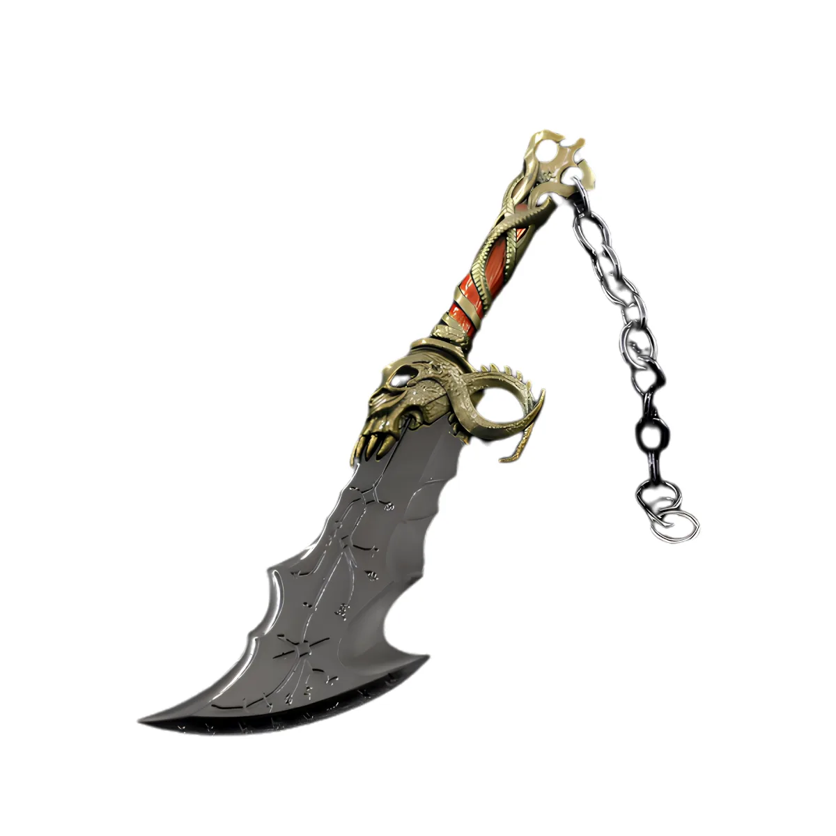 God of War Blade of Athena Metal Keychain (13cm) – Kratos Weapon Keyring & Bag Charm