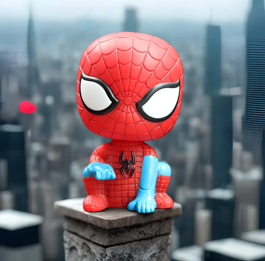 The Amazing Spider-Man Bobblehead Figure – Marvel Car Dashboard & Desk Accessory