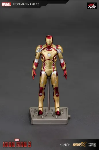 ZD Toys Marvel Iron Man Mark XLII (MK42) – 4-Inch Scale Action Figure