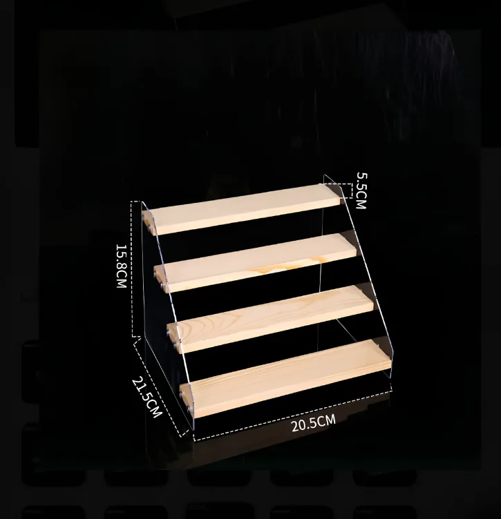 Acrylic Wooden Display Stand