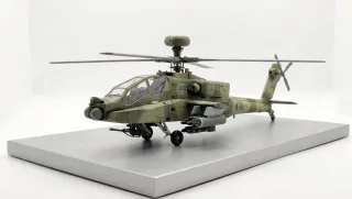 1:72 Scale AH-64 Apache Helicopter DIY Model Kit