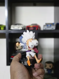One Piece Luffy Gear 5 Transformation 6-Piece Mini Figures  – Joyboy Chibi Action Statues