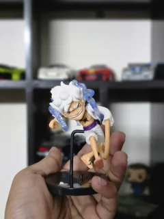 One Piece Luffy Gear 5 Transformation 6-Piece Mini Figures  – Joyboy Chibi Action Statues