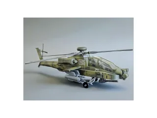 1:72 Scale AH-64 Apache Helicopter DIY Model Kit